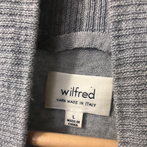 Wilfred Long Gray Cardigan - Picture 7 of 7